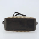 GUCCI GG Canvas Hand Bag Beige Gold 107757 Auth LNZ637-5