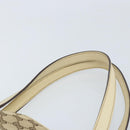GUCCI GG Canvas Tote Bag Beige Gold 153009 Auth LNZ639-8