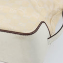 GUCCI GG Canvas Hand Bag Ivory Silver 107757 Auth LNZ640-15