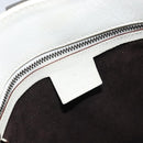 GUCCI GG Canvas Hand Bag Ivory Silver 107757 Auth LNZ640-18