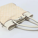 GUCCI GG Canvas Hand Bag Ivory Silver 107757 Auth LNZ640-6