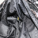 CHANEL COCO Mark Chain Shoulder Bag Patent leather Black Silver CC Auth LNZ641-19