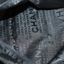 CHANEL COCO Mark Chain Shoulder Bag Patent leather Black Silver CC Auth LNZ641-22
