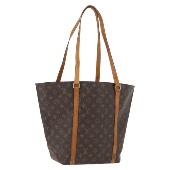 LOUIS VUITTON Monogram Sac Shopping Tote Bag M51108 LV Auth LNZ646