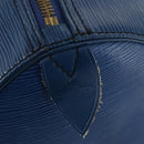 LOUIS VUITTON Epi Keepall 55 Boston Bag Toledo Blue M42955 LV Auth LNZ652A-15