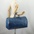 LOUIS VUITTON Epi Keepall 55 Boston Bag Toledo Blue M42955 LV Auth LNZ652A-21