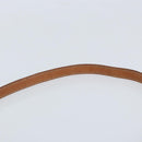 CELINE Macadam Canvas Shoulder Bag PVC Leather Brown Gold Auth LNZ654A-14