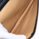 CELINE Shoulder Bag Leather Black Gold Auth LNZ656-10