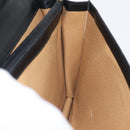 CELINE Shoulder Bag Leather Black Gold Auth LNZ656-20