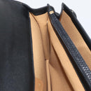CELINE Shoulder Bag Leather Black Gold Auth LNZ656-24