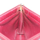 Christian Dior Trotter Canvas Chain Shoulder Bag Red Gold Auth LNZ657-16