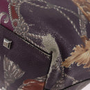 Salvatore Ferragamo Gancini Tote Bag Leather Multicolor Silver Auth LNZ658-16