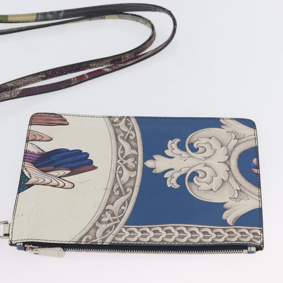 Salvatore Ferragamo Gancini Tote Bag Leather Multicolor Silver Auth LNZ658