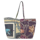 Salvatore Ferragamo Gancini Tote Bag Leather Multicolor Silver Auth LNZ658-2
