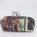 Salvatore Ferragamo Gancini Tote Bag Leather Multicolor Silver Auth LNZ658-5