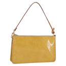 LOUIS VUITTON Monogram Vernis Lexington Pouch Beige M91010 LV Auth LNZ662-1