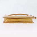 LOUIS VUITTON Monogram Vernis Lexington Pouch Beige M91010 LV Auth LNZ662-6