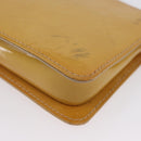 LOUIS VUITTON Monogram Vernis Lexington Pouch Beige M91010 LV Auth LNZ662-15
