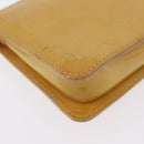 LOUIS VUITTON Monogram Vernis Lexington Pouch Beige M91010 LV Auth LNZ662-16