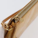 LOUIS VUITTON Monogram Vernis Lexington Pouch Beige M91010 LV Auth LNZ662-18