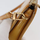 LOUIS VUITTON Monogram Vernis Lexington Pouch Beige M91010 LV Auth LNZ662-10