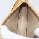 LOUIS VUITTON Monogram Vernis Lexington Pouch Beige M91010 LV Auth LNZ662-20
