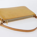 LOUIS VUITTON Monogram Vernis Lexington Pouch Beige M91010 LV Auth LNZ662-7