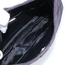 PRADA Accessory Pouch Nylon Purple Silver Auth LNZ663-16
