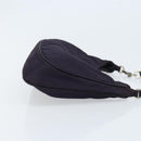 PRADA Accessory Pouch Nylon Purple Silver Auth LNZ663-4