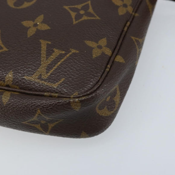 LOUIS VUITTON Monogram Pochette Accessoires Pouch M51980 LV Auth LNZ664