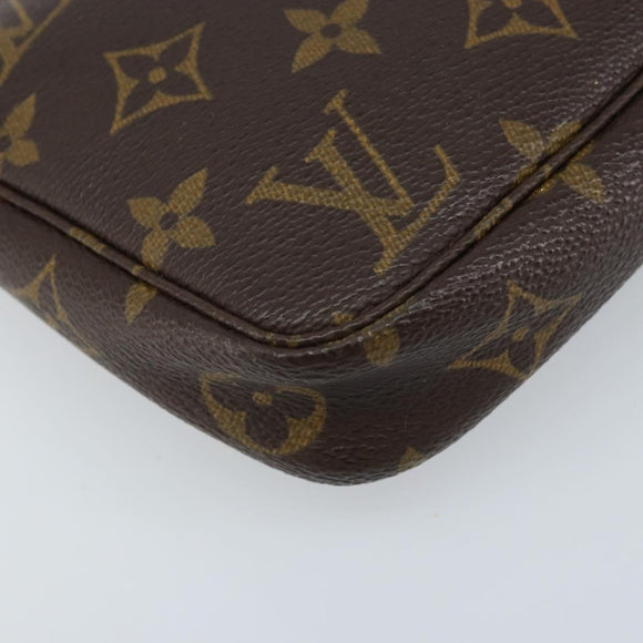 LOUIS VUITTON Monogram Pochette Accessoires Pouch M51980 LV Auth LNZ664