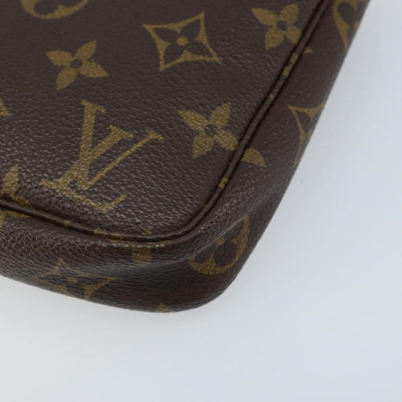 LOUIS VUITTON Monogram Pochette Accessoires Pouch M51980 LV Auth LNZ664