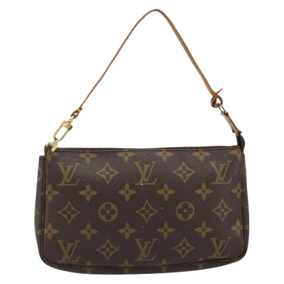LOUIS VUITTON Monogram Pochette Accessoires Pouch M51980 LV Auth LNZ664