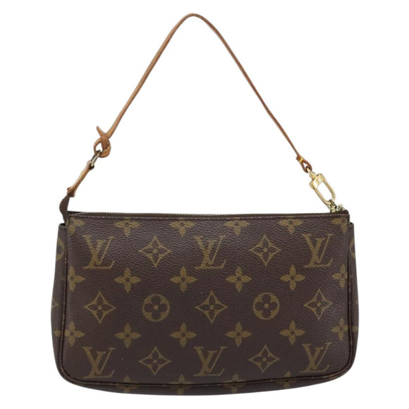 LOUIS VUITTON Monogram Pochette Accessoires Pouch M51980 LV Auth LNZ664