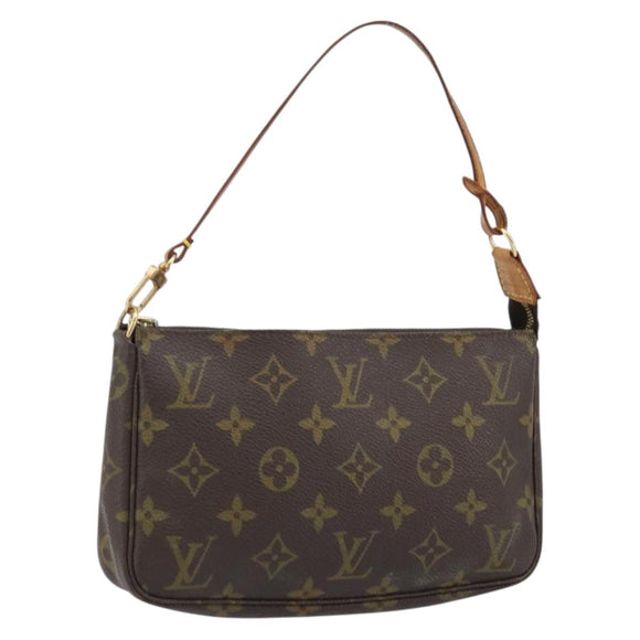 LOUIS VUITTON Monogram Pochette Accessoires Pouch M51980 LV Auth LNZ666