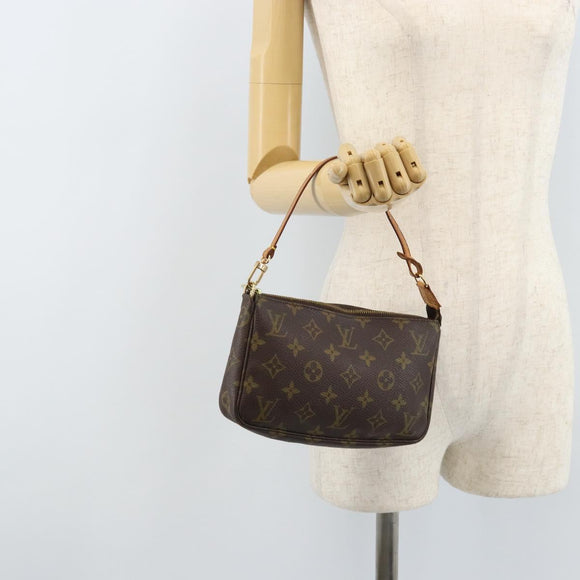 LOUIS VUITTON Monogram Pochette Accessoires Pouch M51980 LV Auth LNZ666