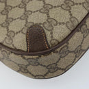 GUCCI GG Supreme Web Sherry Line Bag PVC Beige Gold 89 02 066 Auth LNZ667-15