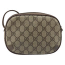 GUCCI GG Supreme Web Sherry Line Bag PVC Beige Gold 89 02 066 Auth LNZ667-2