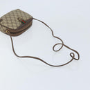 GUCCI GG Supreme Web Sherry Line Bag PVC Beige Gold 89 02 066 Auth LNZ667-7