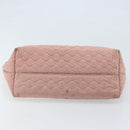 GUCCI GG Canvas Tote Bag Nylon Pink Gold 211976 Auth LNZ669-11