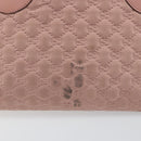 GUCCI GG Canvas Tote Bag Nylon Pink Gold 211976 Auth LNZ669-4