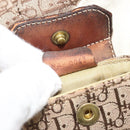 Christian Dior Trotter Canvas Hat Galliano Period Beige Gold Auth LNZ676A-12