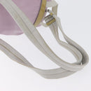 PRADA Backpack Nylon Pink Silver Auth LNZ680-9