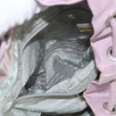 PRADA Backpack Nylon Pink Silver Auth LNZ680-29