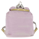 PRADA Backpack Nylon Pink Silver Auth LNZ680-2