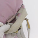 PRADA Backpack Nylon Pink Silver Auth LNZ680-7