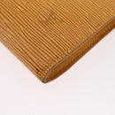 LOUIS VUITTON Epi Pochette Accessoires Pouch Yellow M52949 LV Auth LNZ682-15