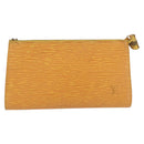 LOUIS VUITTON Epi Pochette Accessoires Pouch Yellow M52949 LV Auth LNZ682-13