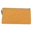 LOUIS VUITTON Epi Pochette Accessoires Pouch Yellow M52949 LV Auth LNZ682-2