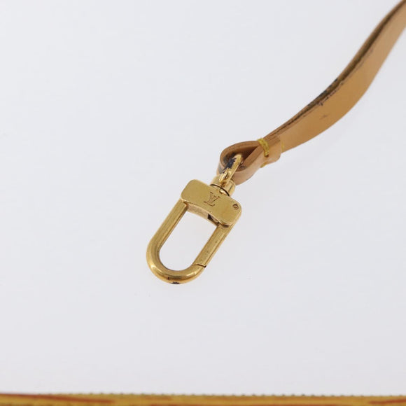 LOUIS VUITTON Epi Pochette Accessoires Pouch Yellow M52949 LV Auth LNZ682